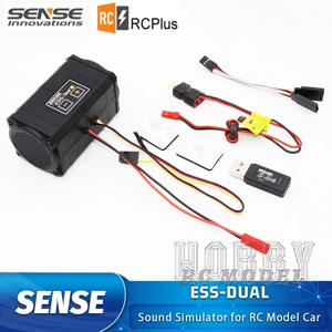 SENSE ESS-DUAL 2 스피커 엔진 사운드 시뮬레이터, RC 모델 자동차 크롤러 버기 더프트 레이싱 수정 액세서리, SCX10