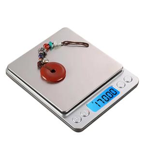 디지털 주방 저울 3000g/0.1g 소형 보석 저울 식품 저울 디지털 무게 측정기 그램 및 온스 디지털 그램 저울 LCD/타레 기능 포함