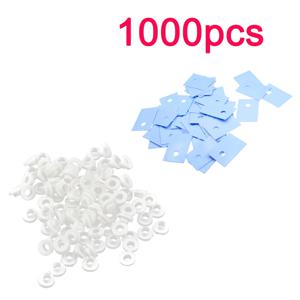 1K PCS TO-220 알루미나 세라믹 시트 세라믹 트랜지스터 트라이악 사이리스터 절연체 절연 보호 운모 절연 입자