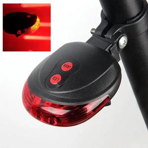 5 LED 자전거 테일 램프 야간 라이딩 레이저 라이트 야외 사이클링 방수 안전 경고 미등