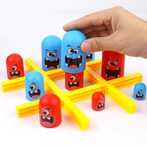 재미 있은 테이블 보드 게임 Tic Tac Toe 지적 큰 먹는 작은 체스 대화 형 멀티 플레이어 파티 게임 어린이를위한 장난감 성인