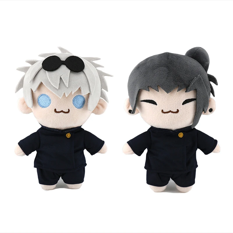 박제 동물 & 봉제 인형 Gojo Saturo Geto Suguru Jujutsu Kaisen 코스프레 플러시 귀여운 소프트 컬렉션 소품