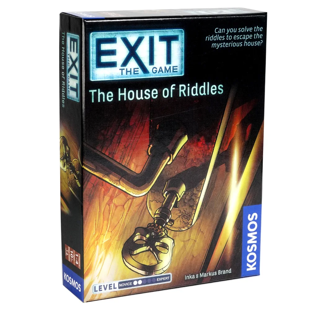 EXIT: The House of Riddles - 독특한 탈출실 게임 - 1-4인용 - 퍼즐 해결 전략 보드 게임