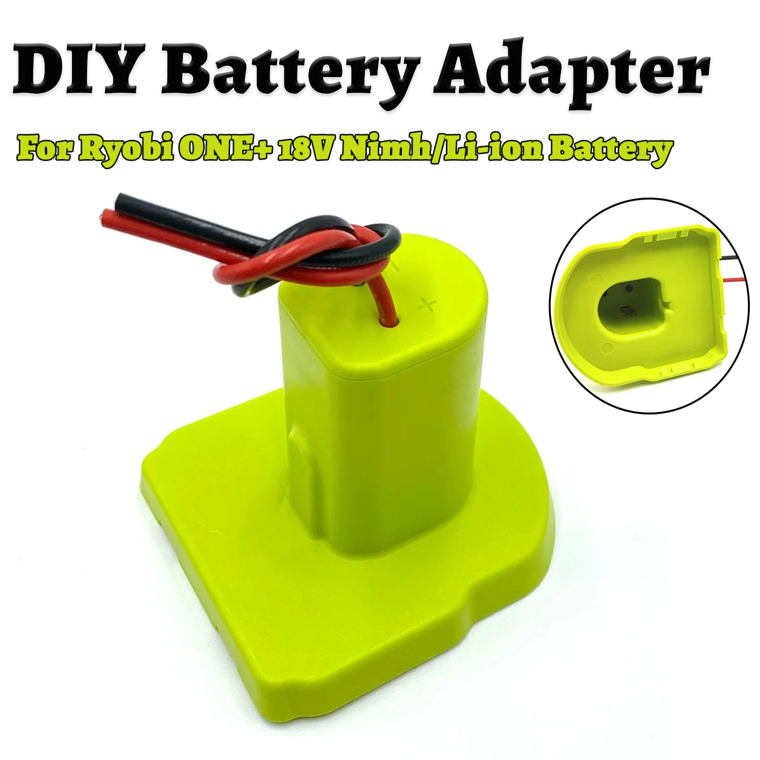 Ryobi ONE+ 14.4V 18V NiCd NiMh 리튬 이온 배터리 장난감 자동차 개조용 DIY 파워 휠 어댑터