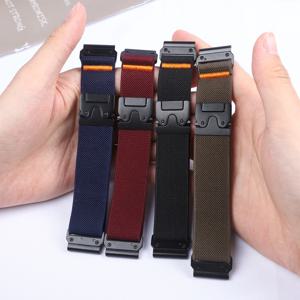 가민 페닉스 8 7 프로 7S 6X 6 5X 베뉴 3 택틱스 7용 22mm 26mm 퀵핏 스트랩, 낙하산 나일론 팔찌, 페닉스 8 밴드 47mm