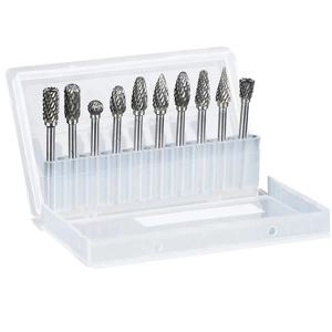 Dremel 로타리 도구와 호환되는 카바이드 버 세트 10Pcs 다이 그라인더 비트 1/8 