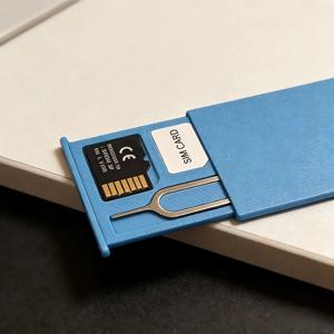 3D 프린팅된 SIM 카드 보관 케이스, 휴대용 충격 방지 SIM 카드 홀더, 마이크로 SD 카드 및 이젝트 핀, 나노 메모리 카드 보관함