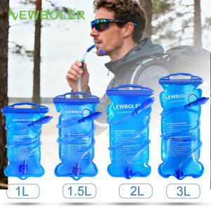 NEWBOLER 워터백 저장소 물 보충 가방 비스페놀이 없는 보관 가방 1L 1.5L 2L 3L 러닝 스포츠 탱크 백팩