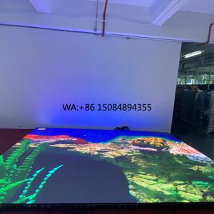 고품질 P3.91 P4.81 인터랙티브 LED 댄스 플로어 패널 스크린 야외용 렌탈 LED 플로어 디스플레이