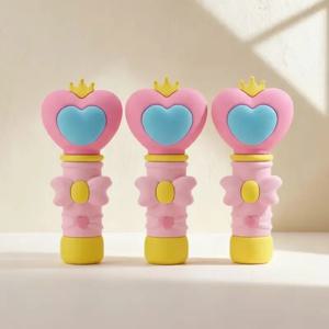 1 휴대용 리필형 스프레이 병 하트 모양의 완드 스프레이어 미니 메이크업 수분 공급 스프레이 귀여운 여행 필수 디스펜싱 병
