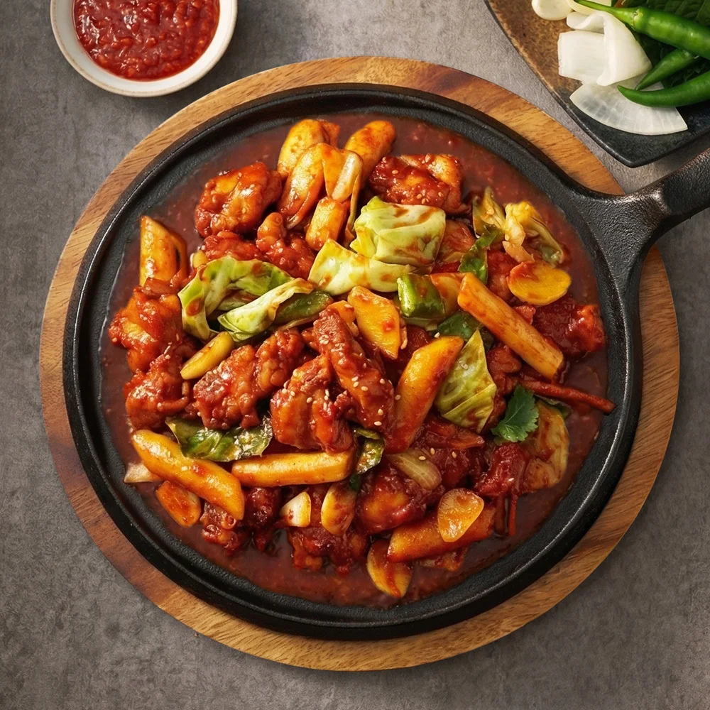 춘천식 다잇닭갈비 (해남 고구마, 떡, 양배추 포함) 700g X 2팩