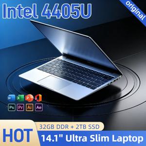 울트라 슬림 14.1인치 노트북 인텔 펜티엄 4405U 2.1GHz 2C4T 16GB DDR4 2TB SSD 1920x1080 게이밍 사무용 학습용 PC 프로 울트라