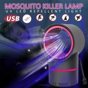 2-in-1 모기 살충 램프 전기 파리덫 곤충 킬러 USB 플러그인 램프 가정용 무소음 모기 퇴치 램프