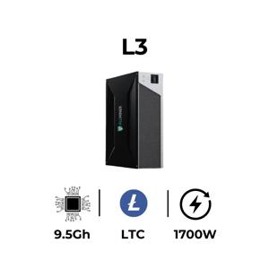 라이트코인 도지코인 스크립트 마이닝용 RigX 오리지널 플루미너 L3 9.5GH ASIC 마이너 이더넷 WiFi 1700W