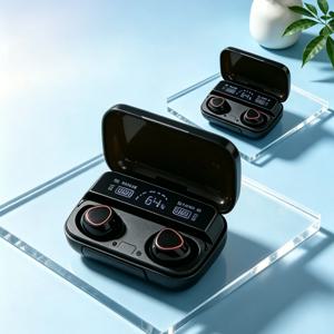 M10 무선 헤드폰 블루투스 이어폰, 방수 이어피스, 스포츠 이어버드, 화웨이 아이폰 OPPO 샤오미 TWS 음악 헤드셋