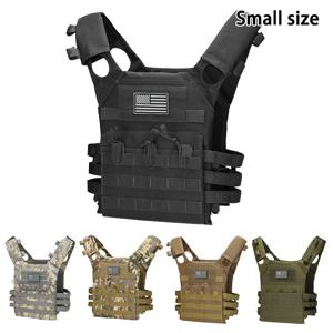 MOLLE 야외 훈련 조끼 (미국 국기 엠블럼 포함), 편리한 확장, 경량 및 다기능 JPC 조끼