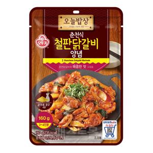 오뚜기 오늘밥상 춘천식 철판닭갈비양념 160g