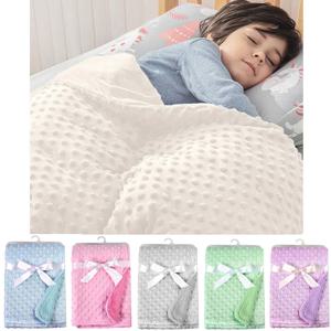 아기 담요 & Swaddling 신생아 열 부드러운 양털 담요 겨울 솔리드 침구 세트 면화 이불 유아 침구 Swaddle Wrap