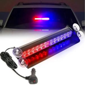 8 LED 자동차 경찰 조명 스트로브 라이트 12VEmergencySignalLamps 라이트 자동 트럭 깜박임 앞 유리 플래시 경고등 악기