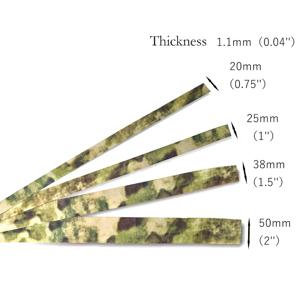 1M 길이 20mm 25mm 38mm 50MM 와이드 야외 벨트 웨빙 스트랩 DIY Molle 스트랩 잔해