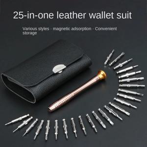 정밀 드라이버 세트 25 in 1 필립스 Torx 스크류 드라이버 비트 iPhone PC 카메라 시계 용 전문 수리 핸드 툴