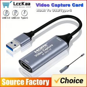 HDMI 비디오 캡처 카드 4K 30Hz HDMI to USB 2.0/USB 3.0/TYPE-C 비디오 캡처 카드 맥북 PS4 PC 게임 DVD 카메라 녹화용