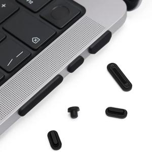 7PCS 먼지 플러그 커버 먼지 플러그 컵 세트 MacBook Pro 14/16 인치 Air M3 M2 M1 A3403/A3112/A2681/A2941/A2779/A2442/A2780/A2485