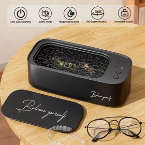 휴대용 USB 충전식 초음파 안경 세척기 (광학 안경, 보석, 시계 및 콘택트렌즈용) - 가정용 관리 기기