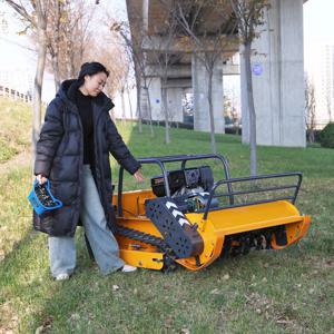 맞춤형 전동 소형 로봇 잔디깎이, 절삭 폭 800mm, 1000mm, 1200mm, 원격 제어 트랙형 잔디깎이