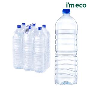 아임에코 가벼운샘 생수 무라벨 산수음료 2L 6개