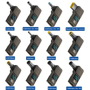 ​ PD100W Type-C-DC 플러그 변환기 USB C-노트북 충전 어댑터 Lenovo Asus HP Dell Samsung 용 전원 충전기 커넥터 팁