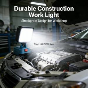Makita 14.4V-18V 리튬 이온 배터리 랜턴 야외 손전등 4 인치 무선 LED 작업 조명 캠핑 램프 비상 조명