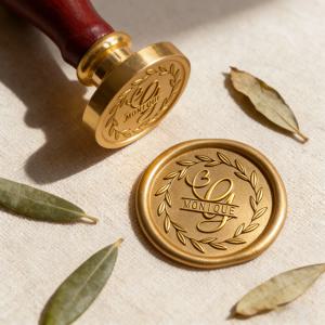 개인 맞춤형 25mm 왁스 씰 스탬프, 26가지 독특한 문자 디자인, DIY 프로젝트, 봉투, 선물, 휴일 선물에 적합