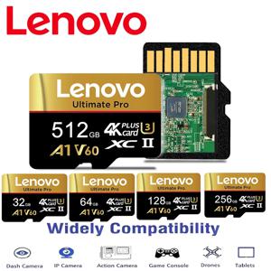 레노버 세이큐어 512GB SD 카드 마이크로 TF SD 메모리 카드 TF 카드 128GB 64GB 32GB 카메라/게임/고프로용 오류 복구 기능 탑재