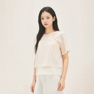 스타필드 고양 로엠  반팔 뷔스티에 레이어드 블라우스 RMBLG26R11 RMBLG26R11