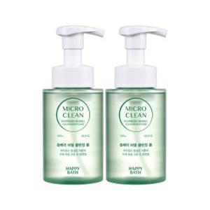해피바스 마이크로 클린 솝베리/딥버블 버블폼 300ml 2개