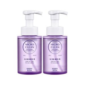 해피바스 마이크로 클린 딥 버블 클렌징폼 300ml 2개