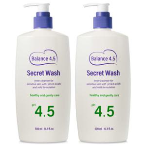 약산성 여성청결제 대용량 500ml 2개 Y존 이너 퍼퓸 케어 젤 질 순한 세정제 페미닌 워시