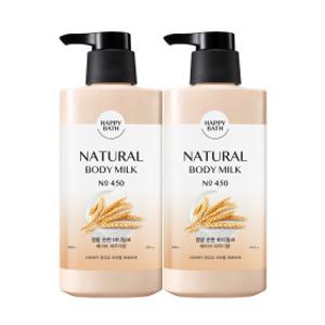 해피바스 정말 순한 바디밀크 로션 400g 2개