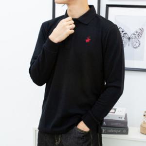 비버리힐즈폴로 클래식 긴팔 카라티 남자 여자 커플