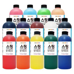 엄마표미술 감성물감1000ml 대용량 유아물감 물감놀이