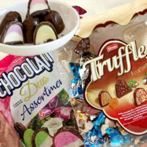 엘반 트러플 어솔트먼트 1000g (500g x 2봉지) 믹스 초콜릿 크런키 믹스 초콜릿/ 상큼 과일맛 크리미 우유
