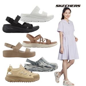 (스케쳐스 공식) 여름 샌들 고워크/아치핏/맥스쿠셔닝/컨투어폼/호라이즌/슬리퍼/신발/슈즈 모음