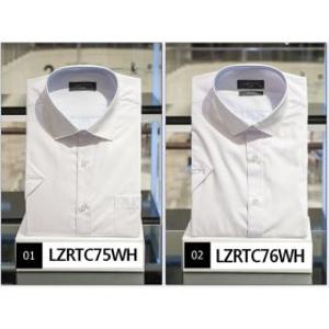 (신세계김해점)란체티 남성 화이트 솔리드 비즈니스 일반핏/슬림핏 반소매 와이셔츠 LZRTC75WH 외1