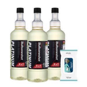 (10%결제할인)(1+1+1)불스원샷 플래티넘 연료첨가제 5in1 500ML 2종택1(휘/경) +포돌이 물티슈(70매) 증정