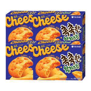 오리온 촉촉한 황치즈칩 16P 320g x 4개