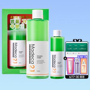 마데카21 테카솔 토너 기획세트 500ml + 200ml+사은품(타이트닝패드 3매)