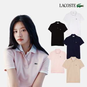 (라코스테 공식) 여성 베이직 레귤러핏 폴로 셔츠 PF7839-56G 6종 택1