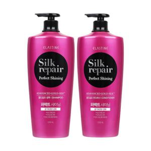 엘라스틴 실크리페어 퍼펙트 샤이닝 샴푸1200ml +컨디셔너1200ml