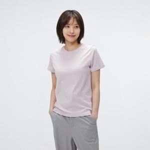 수피마코튼 여성 라운드넥 레귤러핏 반팔티_SPRWF25G03 스파오 10월 FW준비 10% 더블쿠폰